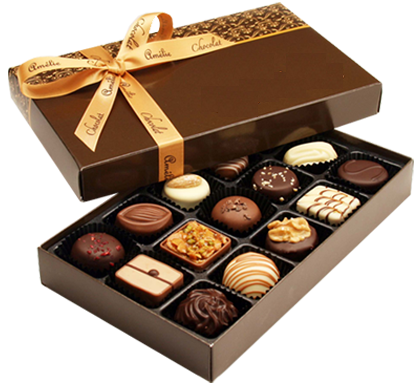 4 Piece Clear Chocolate Gift Box – Chocolate Wise